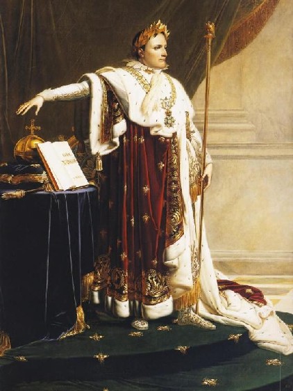 Napoléon Ier (1769-1821) en tenue de sacre par Anne-Louis Girodet de Roussy-Trioson