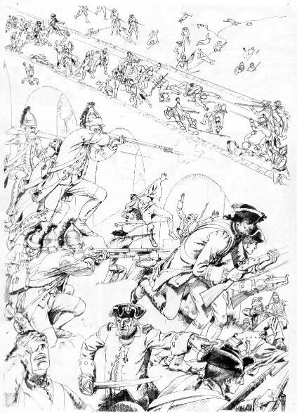 Bataille de Pontenovo le 8 mai 1769