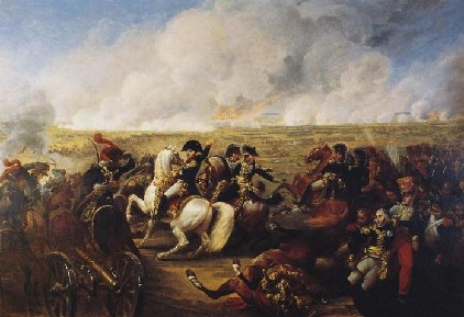 Napoléon Ier (1769-1821) à la bataille de Wagram le 6 juillet 1809.