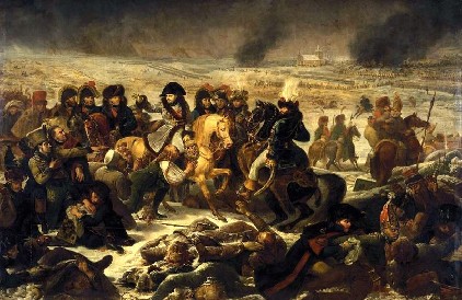 Napoléon Ier (1769-1821) sur le champ de bataille d’Eylau le 9 février 1807