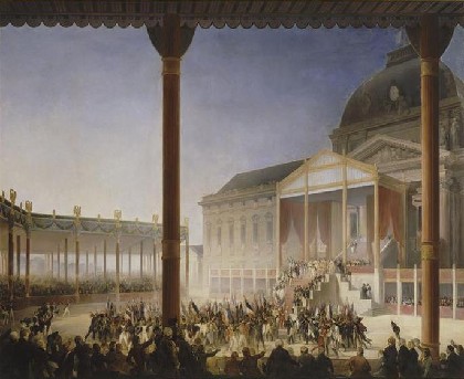 L’assemblée du Champ de Mai en présence des députés et de l’armée, au Champ-de-Mars à Paris - 1er juin 1815