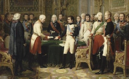 Napoléon Ier recevant l’envoyé de l’empereur d’Autriche