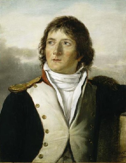 Maréchal Laurent Gouvion Saint Cyr (1764-1830), alors capitaine au 1e bataillon de chasseurs de Paris (1792)