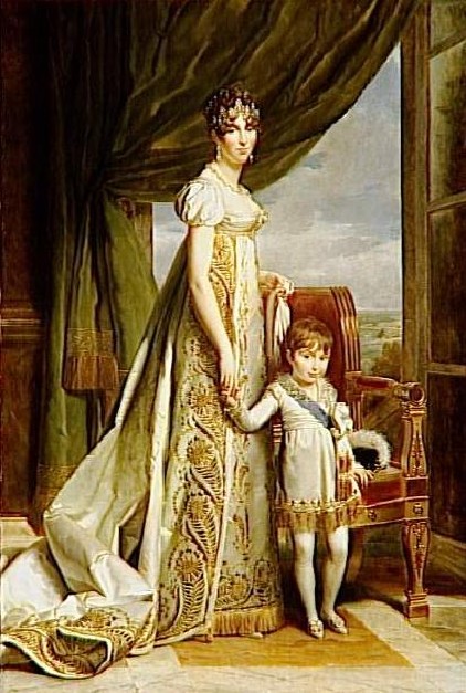 Hortense Bonaparte (1783-1837), reine de Hollande avec le Prince royal de Hollande par le baron François Pascal Simon Gérard
