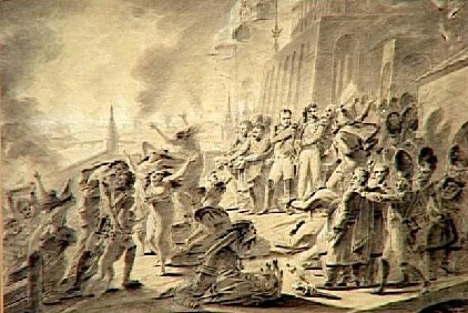 Napoléon Ier (1769-1812) et l’incendie de Moscou lors de la campagne de Russie en 1812