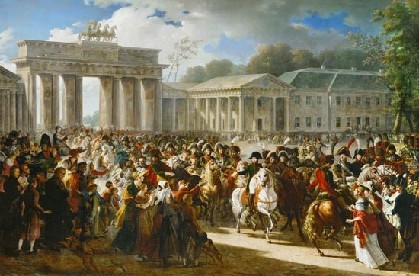 Entrée de Napoléon Ier dans Berlin le 27 octobre 1806 par la porte de Brandebourg