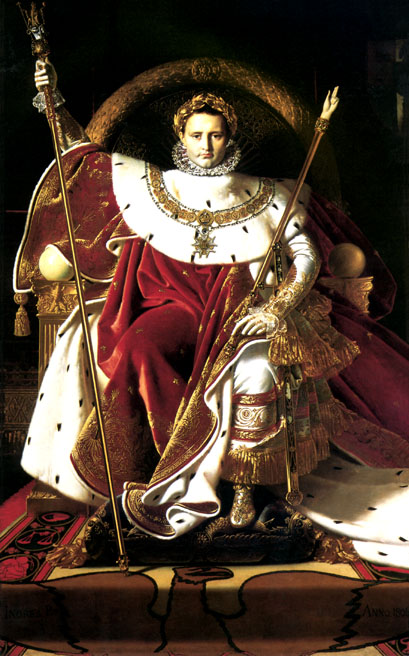 Napoléon Ier (1769-1821), empereur des Français en tenue de sacre