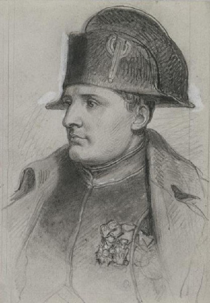 L’empereur Napoléon 1er (1769-1821) en uniforme de colonel des chasseurs à cheval de la garde