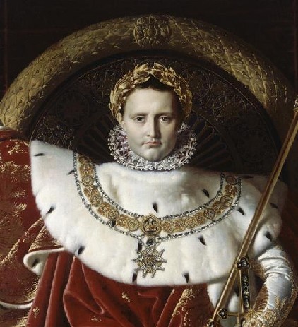 L’Empereur des Français Napoléon Ier (1769-1821) sur son trône en 1804