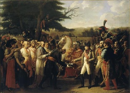 Napoléon Ier (1769-1821) recevant les clefs de Vienne à Schönbrunn, le 13 novembre 1805 par Anne-Louis Girodet de Roussy-Trioson