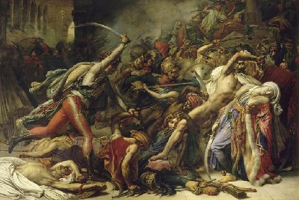 Révolte du Caire le 21 octobre 1798 par Anne-Louis Girodet de Roussy-Trioson